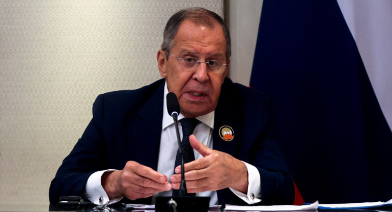 Ministro de Asuntos Exteriores de Rusia, Serguéi Lavrov. Foto: Reuters.