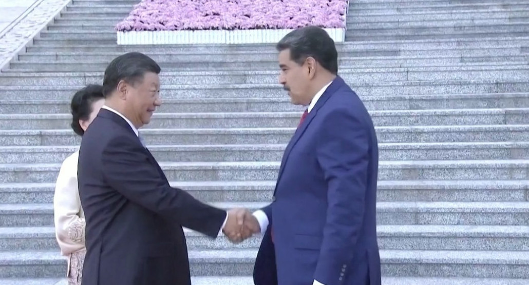 Reunión entre Xi Jinping y Nicolás Maduro. Foto: Reuters.