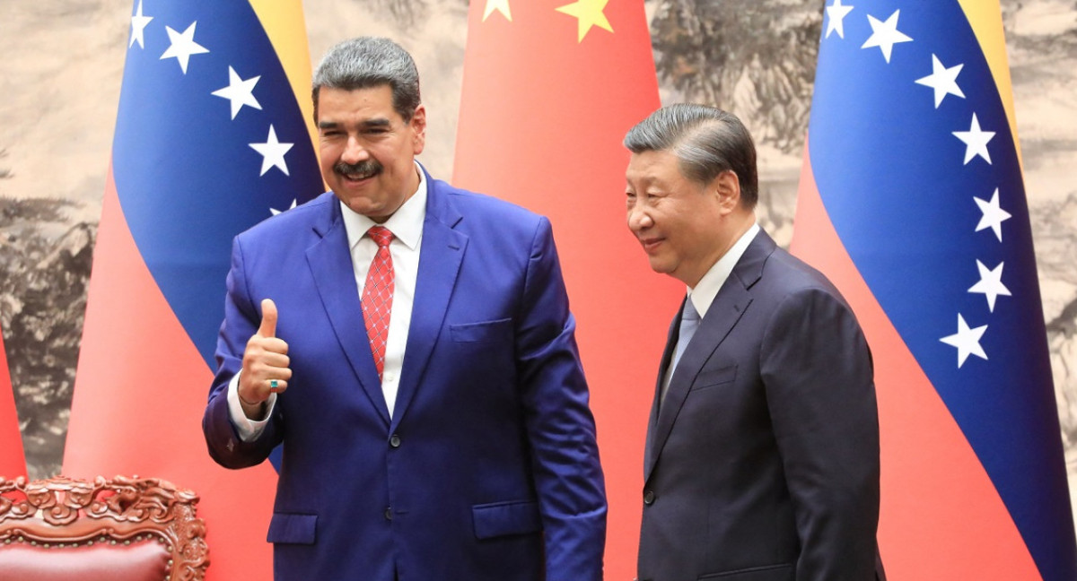 Nicolás Maduro y Xi Jinping. Foto: Reuters.