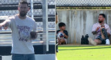 Lionel Messi fue a ver las inferiores del Inter Miami.