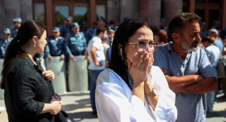 Tensión en Nagorno Karabaj. Foto: NA.