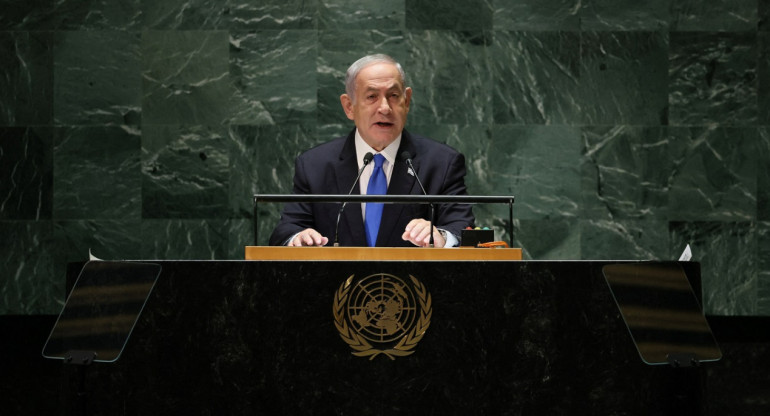 Benjamín Netanyahu, primer ministro de Israel. Foto: Reuters.