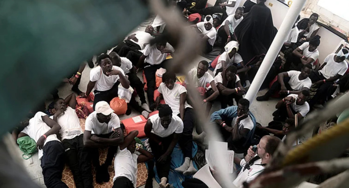 Migrantes provenientes del Mar Mediterráneo. Foto: Reuters