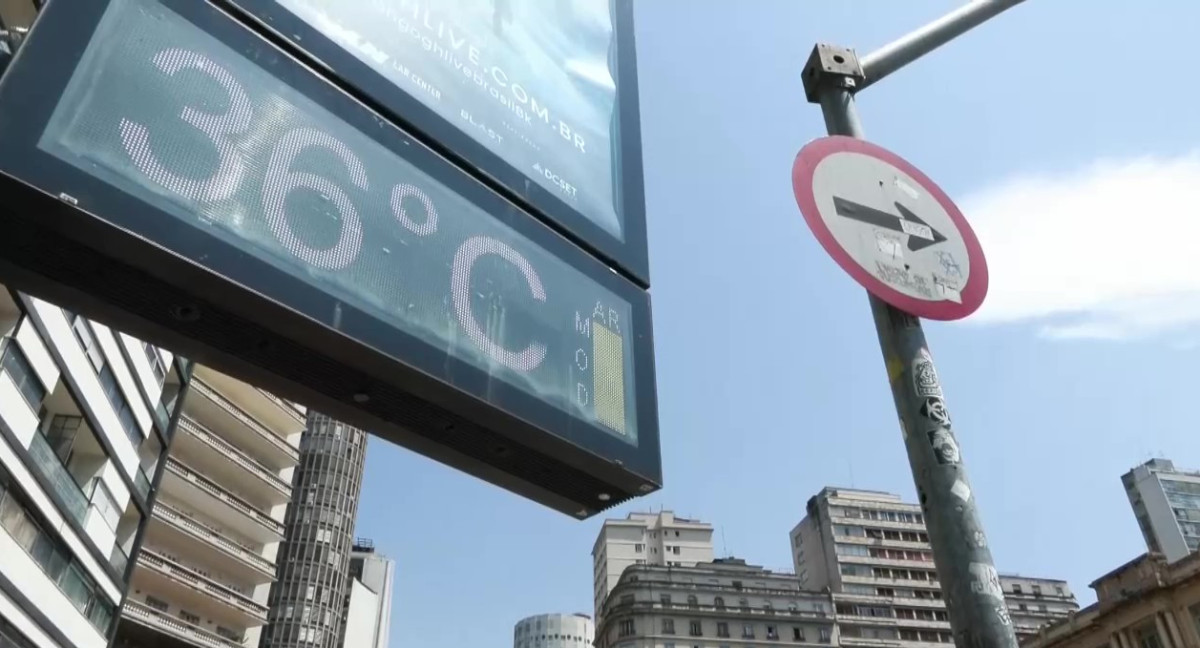 Ola de calor en Brasil. Foto: Captura de video EFE.