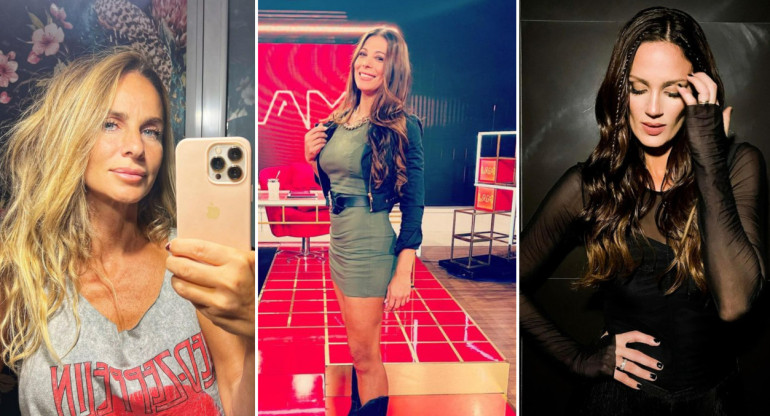 Sabrina Rojas, Ximena Capristo y Paula Chaves. Fotos: Instagram.