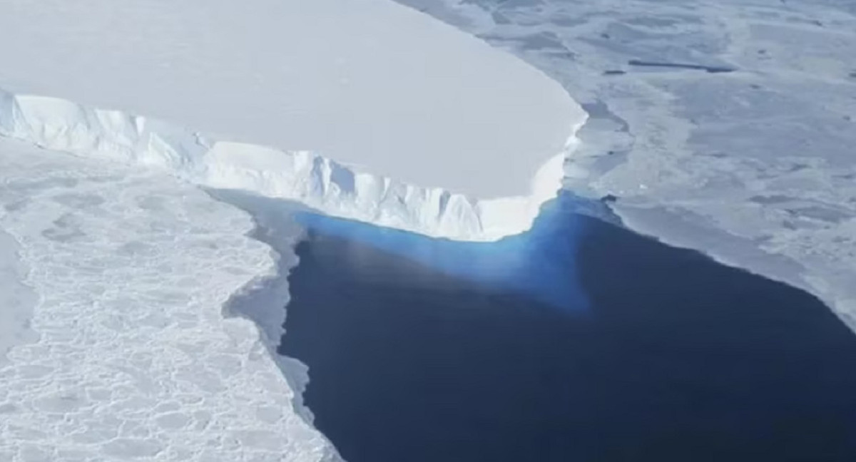 Reducción histórica del hielo marino de la Antártida