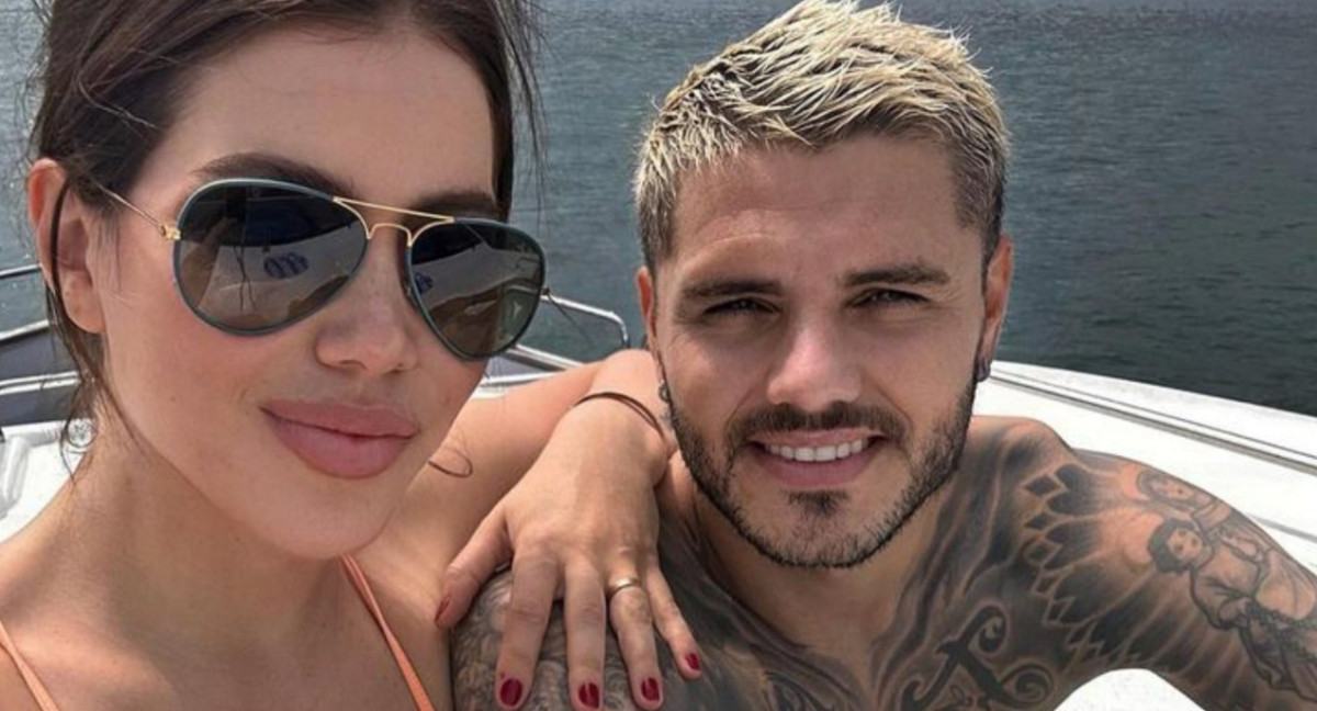 Wanda Nara y Mauro Icardi. Foto: Instagram.