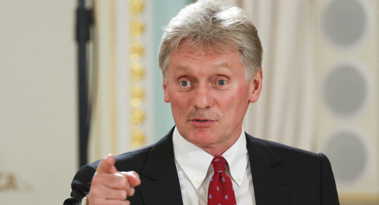 Portavoz de la Presidencia de Rusia, Dmitri Peskov. Foto: Reuters.