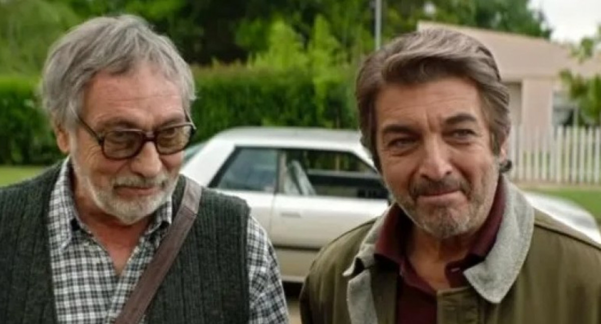 Luis Brandoni y Ricardo Darín. Foto: NA.