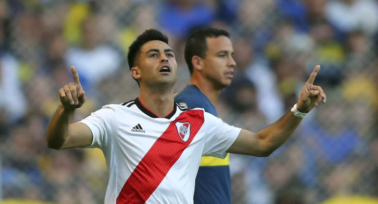 "Pity" Martínez, River. Foto: Télam