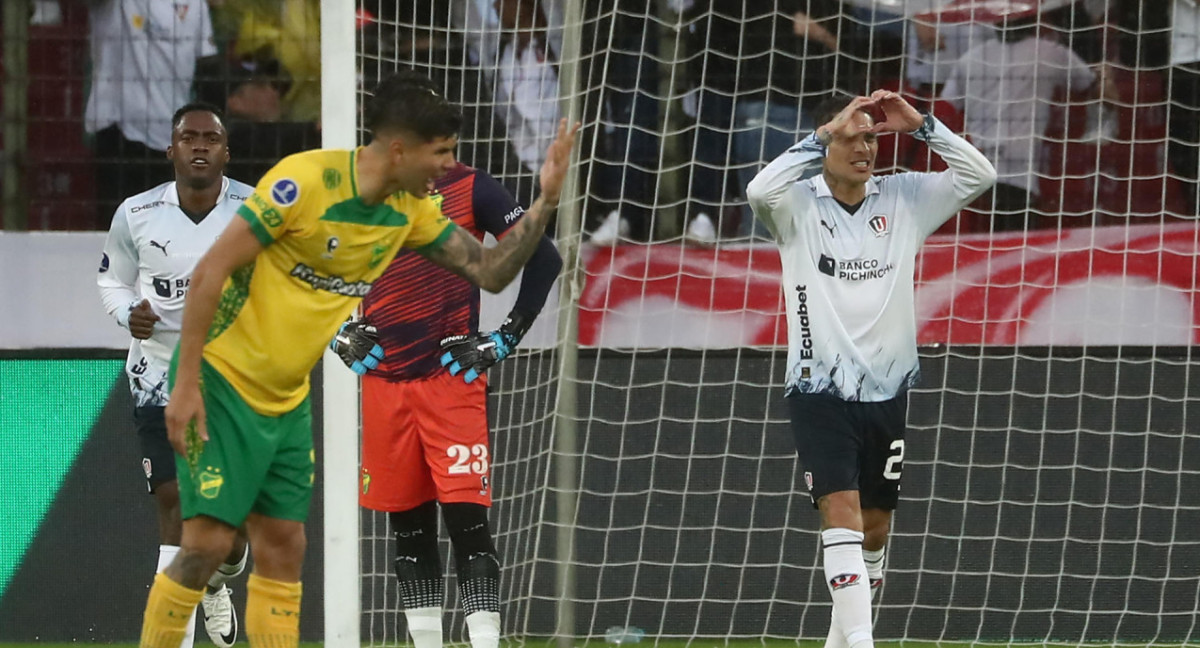 Copa Sudamericana, Liga de Quito vs. Defensa y Justicia. Foto: EFE.