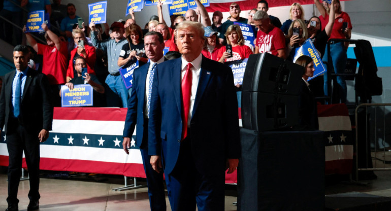 Donald Trump en campaña electoral. Foto: Reuters.