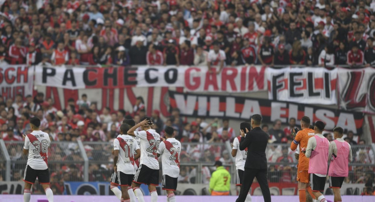 Hinchada de River. Foto: Télam