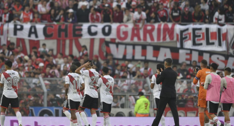 Hinchada de River. Foto: Télam