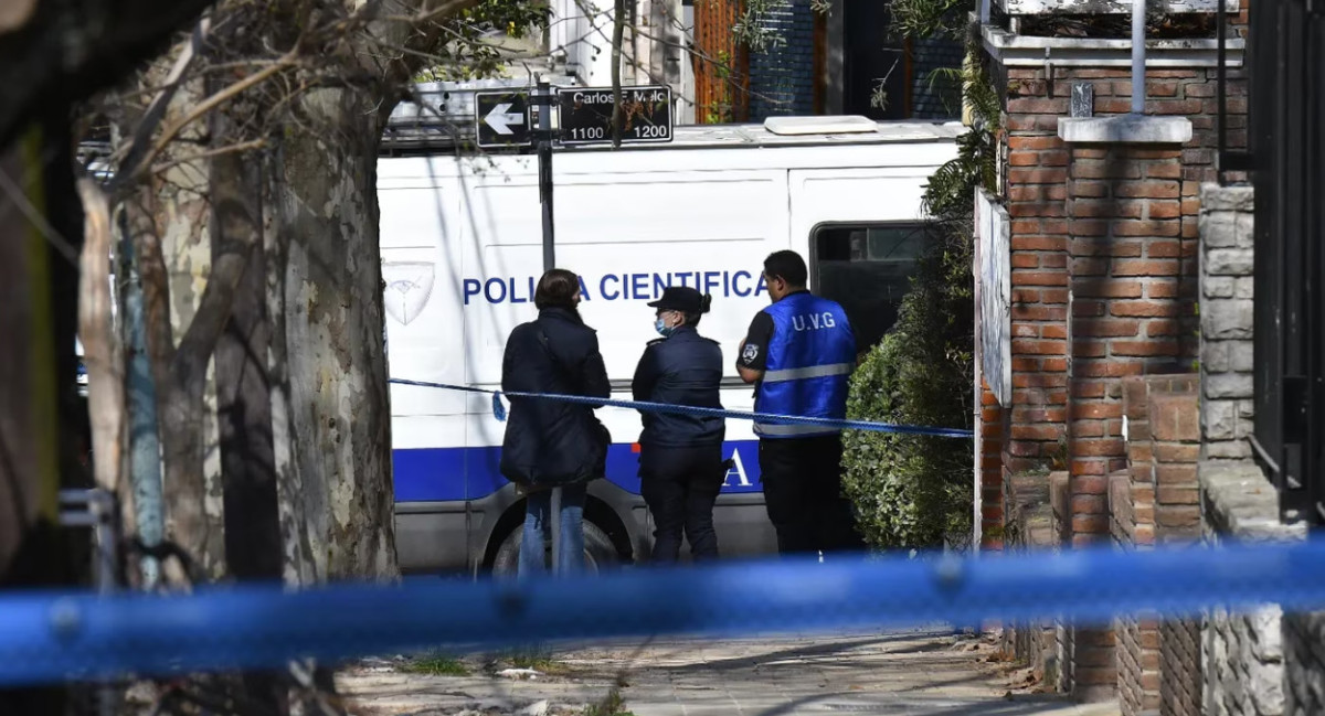 Policía científica. Foto: Télam