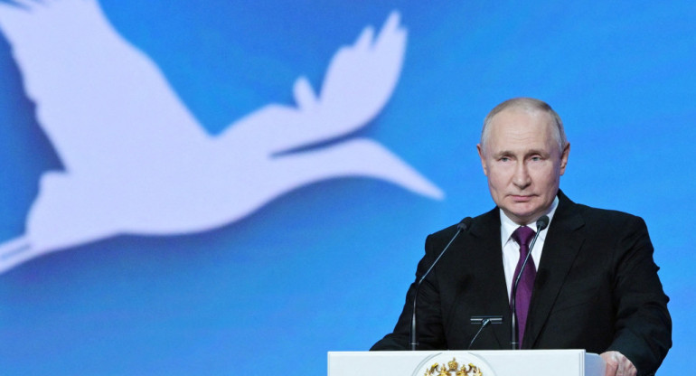 Vladimir Putin, presidente de Rusia. Foto: Reuters.