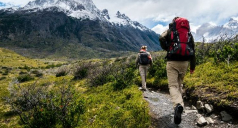 Turismo en la naturaleza. Foto: NA.