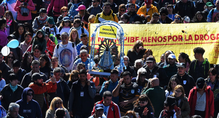 Peregrinación a Luján. Foto: Télam.