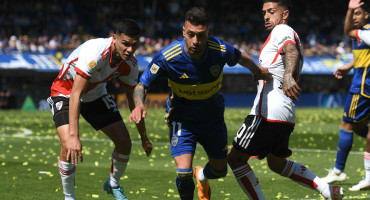 Lucas Janson; Superclásico; Boca vs. River. Foto: Télam.