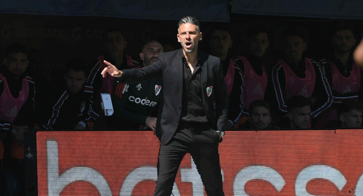 Martin Demichelis ganó los dos Superclásicos que dirigió como DT de River. Foto: Télam.