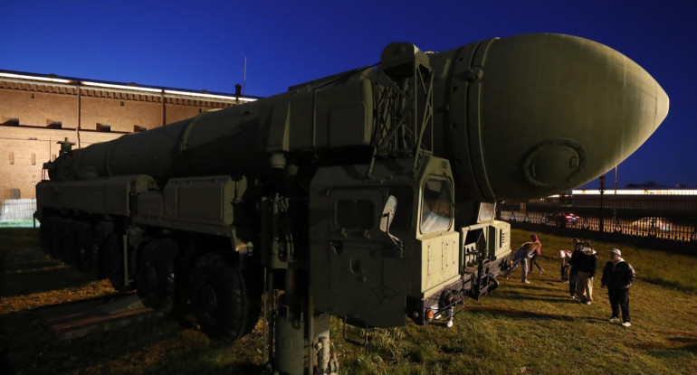 SATÁN 2, el misil del juicio final ruso. Foto: EFE.