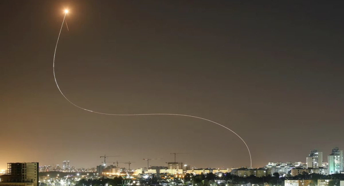 La Cúpula de Hierro en funcionamiento. Foto: Reuters.