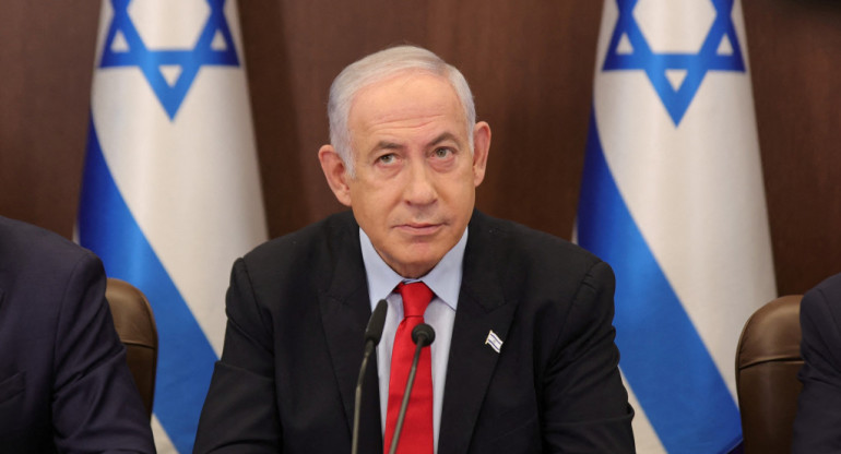 Benjamín Netanyahu, primer ministro de Israel. Foto: Reuters.