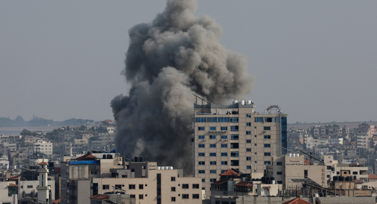 Ataque a la Franja de Gaza. Foto: Reuters.