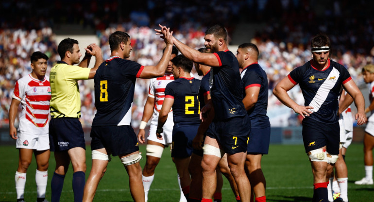 Copa del Mundo de Rugby 2023 - Grupo D - Japón v Argentina - Stade de la Beaujoire, Nantes, Francia. NA