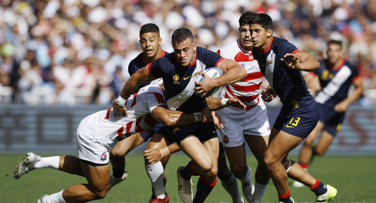 Los Pumas derrotaron a Japón y chocarán con Gales en semis. Foto: Reuters.