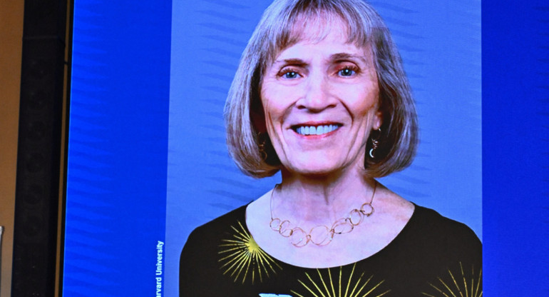 Claudia Goldin, ganadora del Premio Nobel de Economía. Foto: Reuters.