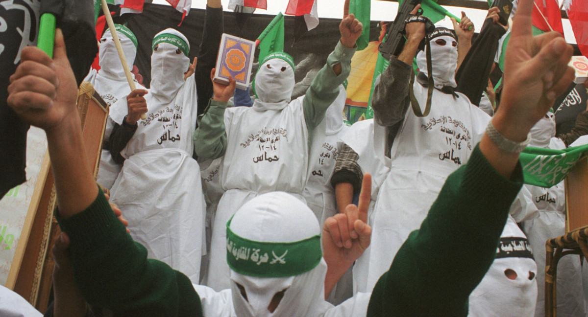 Manifestación del Hamas en el año 2000. Foto: Reuters.