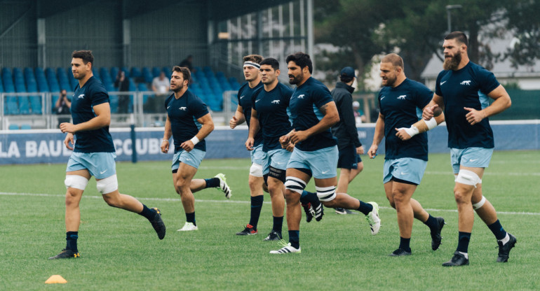 Los Pumas. Foto: NA.