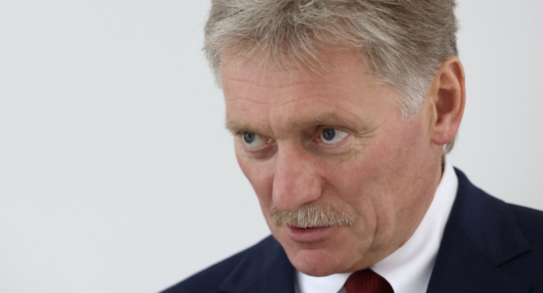 Portavoz de la Presidencia rusa, Dmitri Peskov. Foto: Reuters.