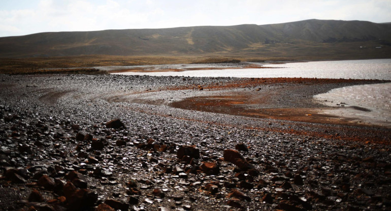 Sector de Milluni, en Chacaltaya, Bolivia. Foto: EFE.