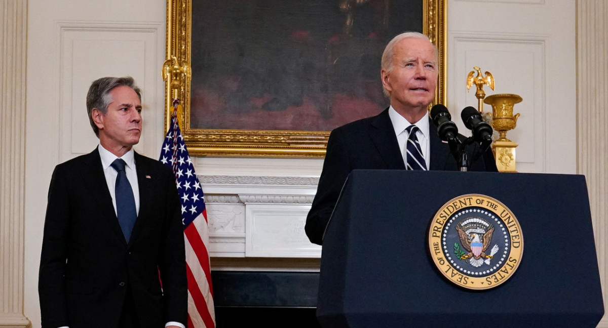 Joe Biden y Antony Blinken. Foto: Reuters.