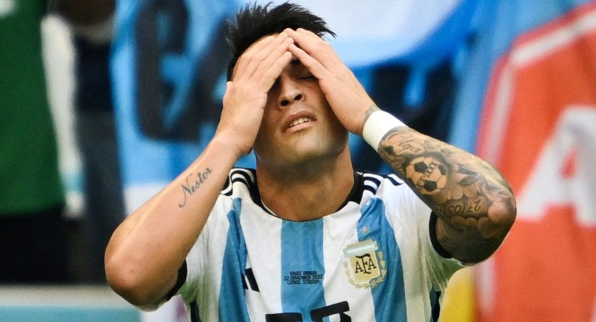 Lautaro Martínez, Selección Argentina. Foto: EFE