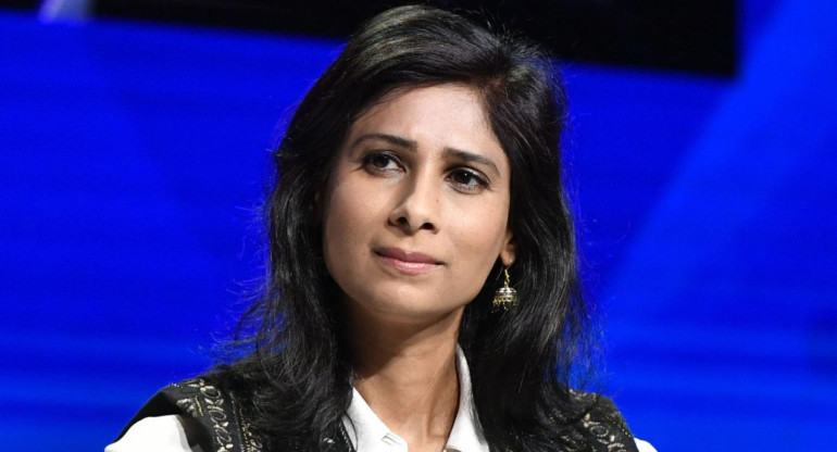 Gita Gopinath, subdirectora gerente del FMI. Foto: EFE