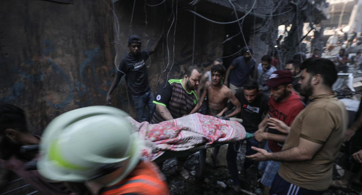 Ataque de Israel en Gaza. Foto: EFE