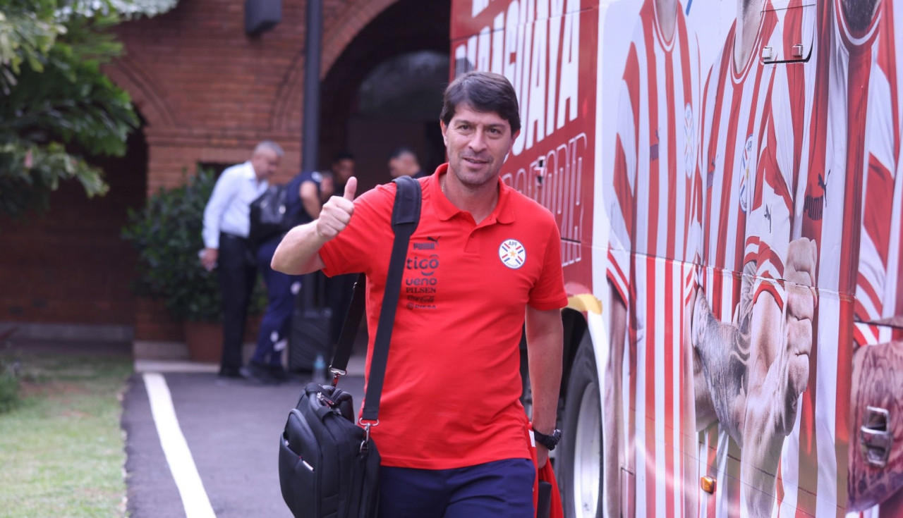 Daniel Garnero, entrenador de Paraguay. Foto: X.