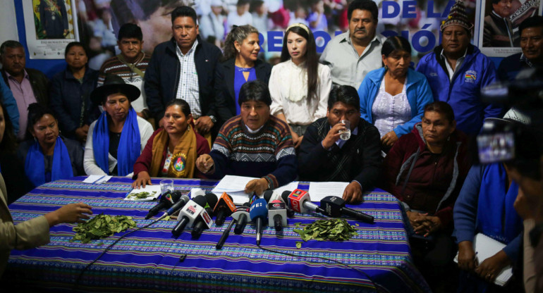 Evo Morales denunció a Luis Arce. Foto: EFE.