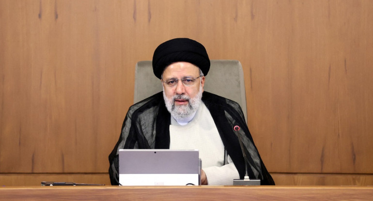 Ebrahim Raisi, presidente de Irán. Foto: Reuters.