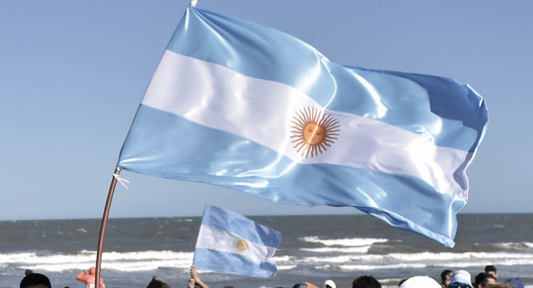 Bandera argentina. Foto: NA.