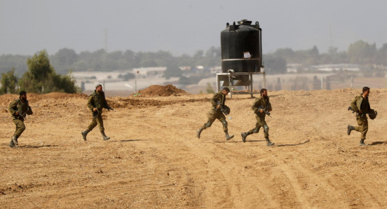 Ejército israelí en Gaza. Foto: EFE.