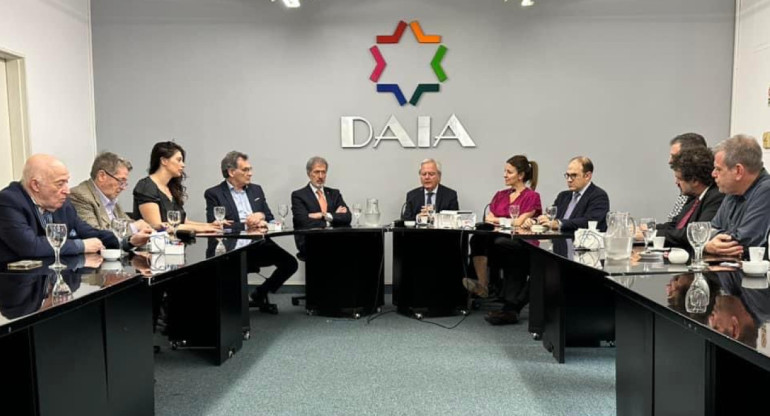 Delegación de Asociaciones Israelitas Argentinas (DAIA). Foto: X @DAIAArgentina.