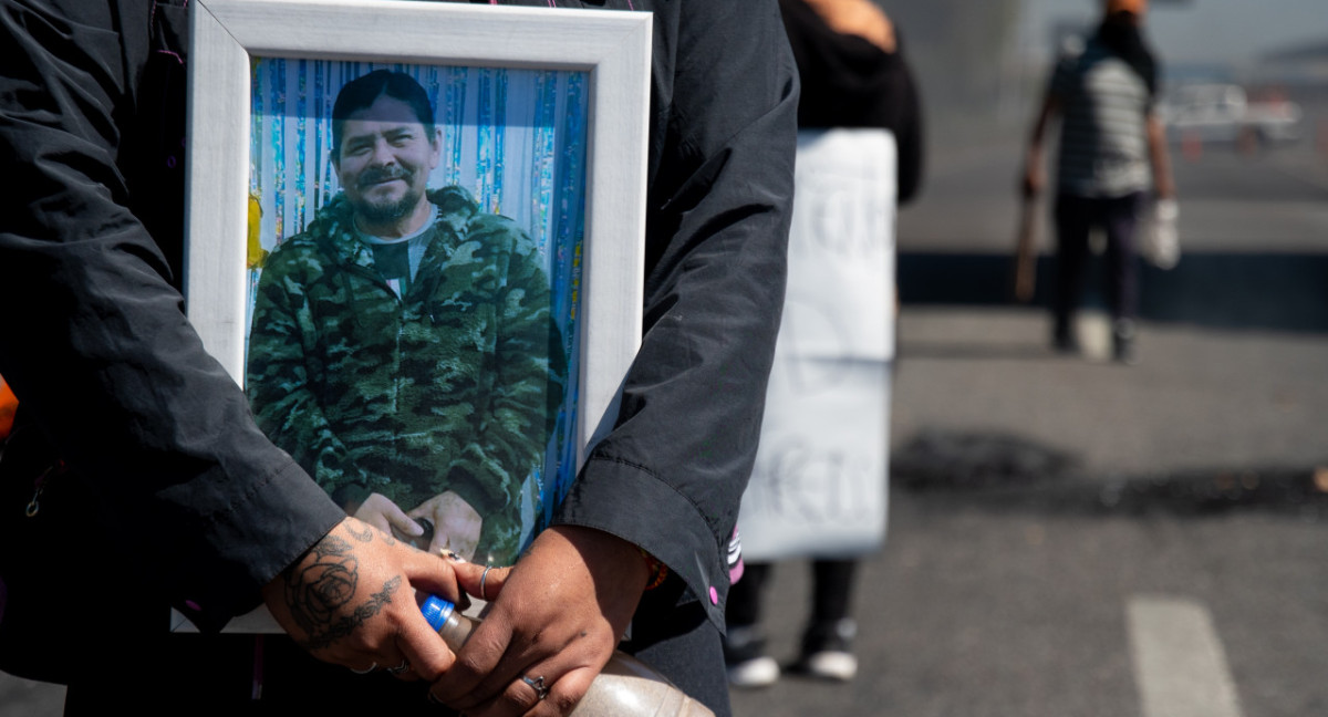 Vecinos reclaman por el asesinato de Alfredo Paniagua. Foto: Télam.