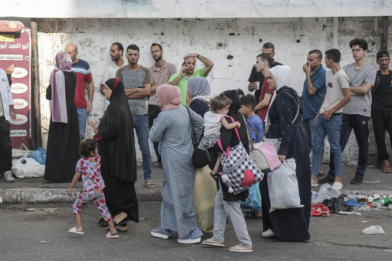 Crisis humanitaria en Gaza. Foto: EFE.