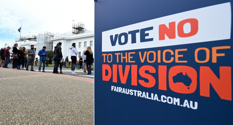 Referéndum en Australia sobre derechos a los aborígenes. Foto: EFE.