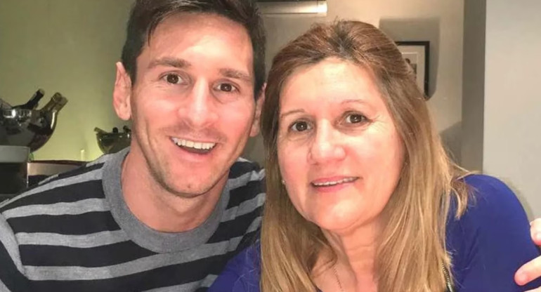 Lionel Messi y su mamá Celia. Foto: Instagram @leomessi.