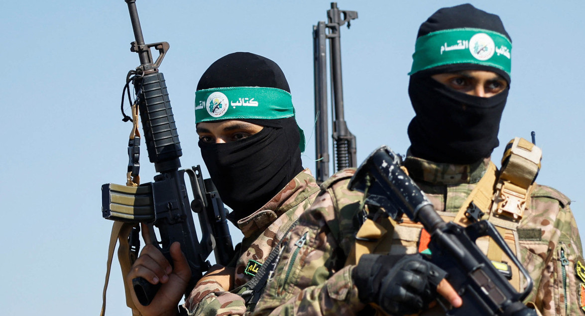 Milicianos de Hamas. Foto: NA.